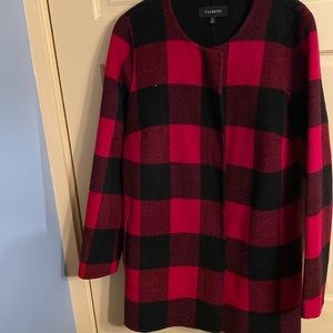 Talbots Buffalo plaid wool blazer